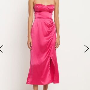 Reformation Marguerite Dress in Pink